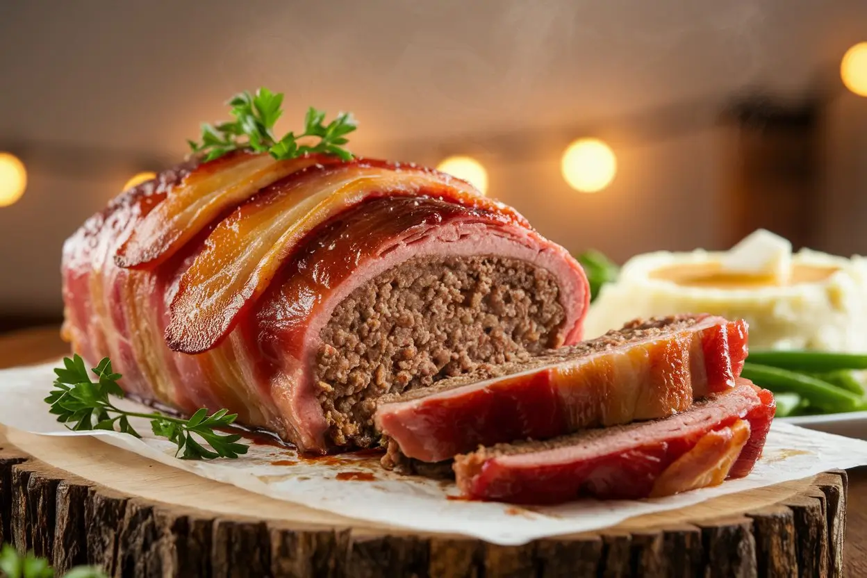 Bacon Wrapped Meatloaf