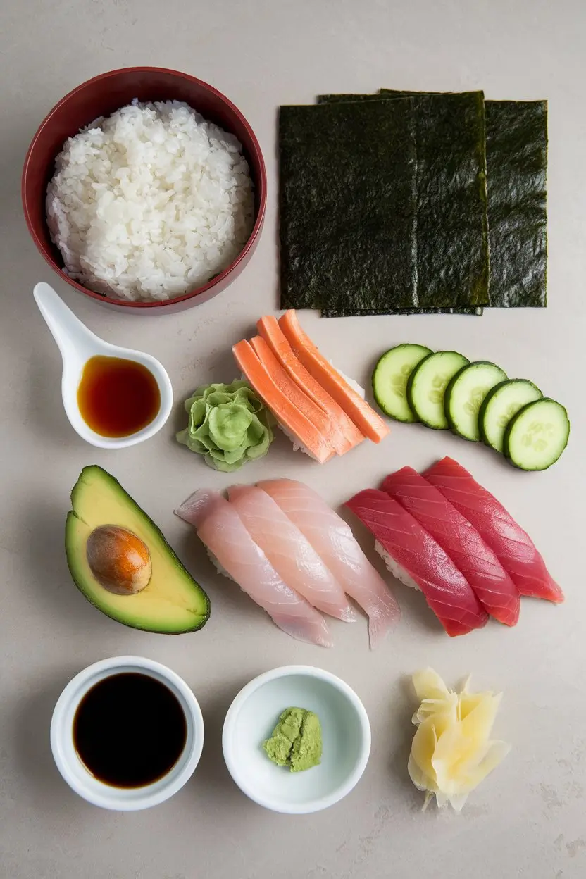 Sushi Roll Ingredients