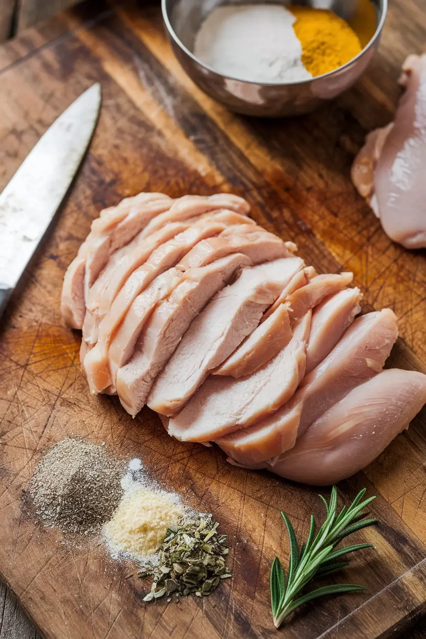 Sliced Chicken Breast