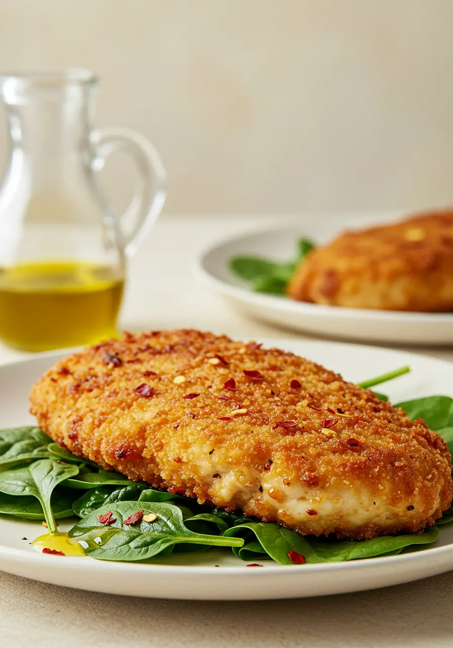 baked chicken cutlet