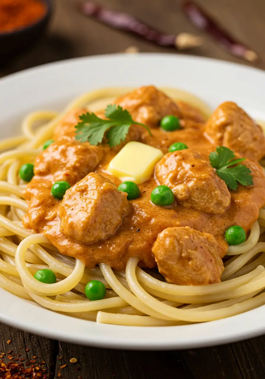 Creamy Cowboy Butter Chicken Linguine